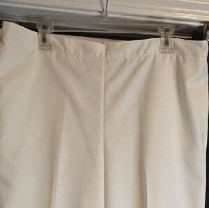 Alfred Dunner White Women's Pull-On Pants